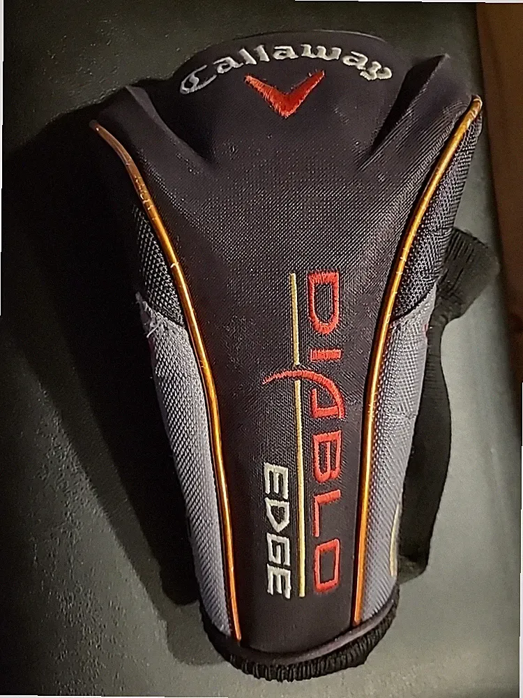 Callaway Diablo Edge Tour Driver Golf Club Head Cover Black Grey