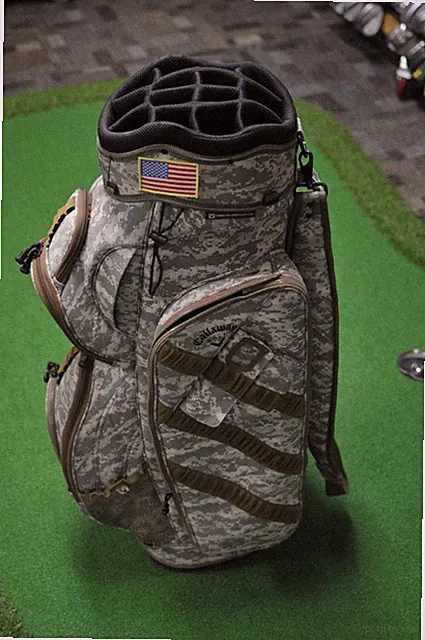 Callaway Digital Camo Limited Birdies For The Brave USA 14 Way Cart Bag # 221431