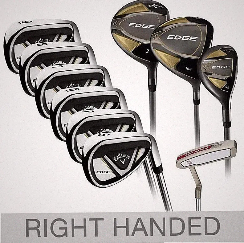Callaway Edge 10-piece Golf Club Set, Right Handed - Graphite