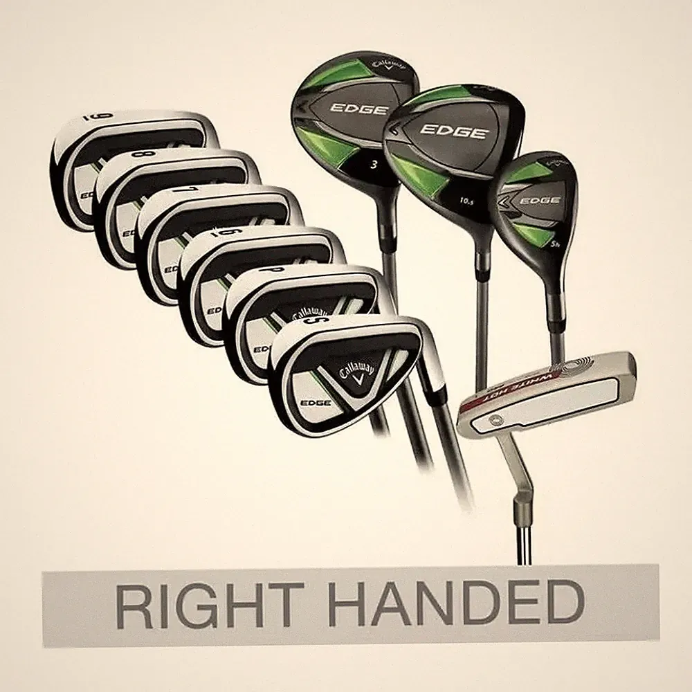 Callaway Edge 10-Piece Men's Graphite Golf Club Set NEW IN BOX (GREEN)