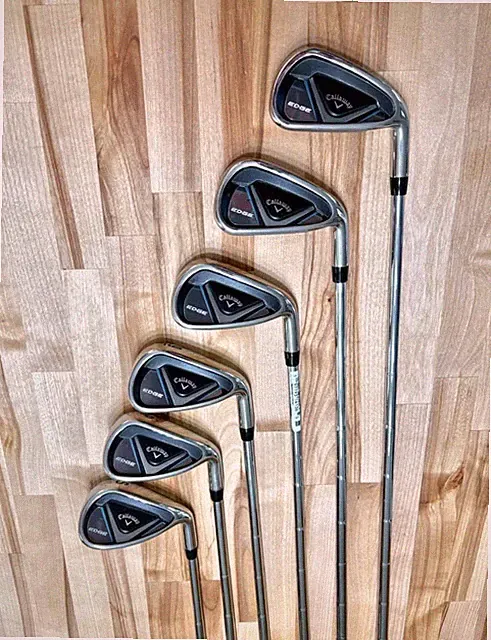 Callaway Edge 2024 Iron Set 6-PW,SW • Stiff Flex Steel Shafts
