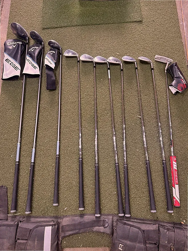 Callaway Edge 2024 Right Handed Men's Complete Golf Set Driver, 3 Wood, 5H, 6i-9