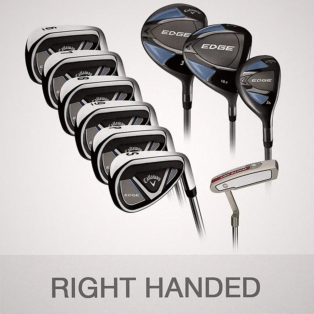 Callaway Edge Graphite 10-Piece Golf Club Set RIGHT HANDED - 2 Year Warranty
