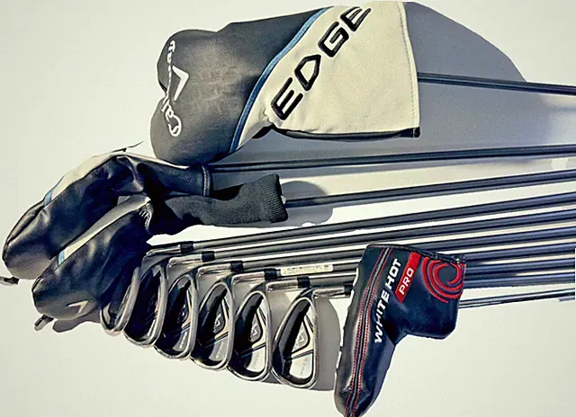 Callaway Edge Graphite Complete Set Mens 10 Clubs Driver 3W Hybrid + Putter RH l