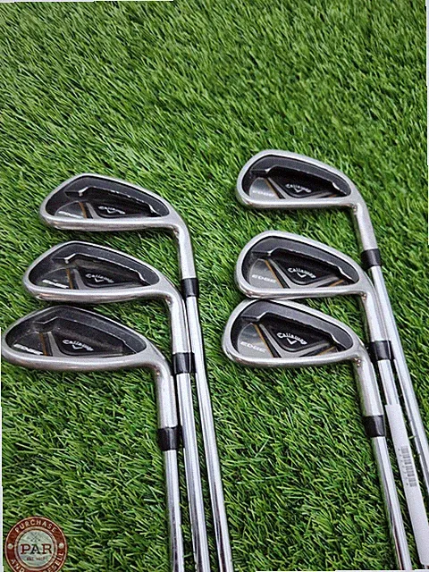 CALLAWAY EDGE IRON SET 6-PW,SW REGULAR FLEX STOCK STEEL GOOD