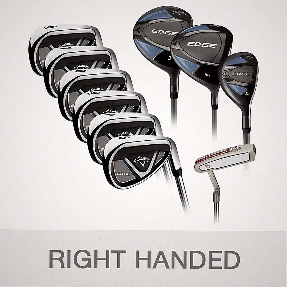Callaway Edge Regular Flex 10-Piece Golf Club Set, Right Handed