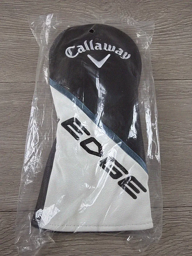 Callaway Edge Wood Head Cover Mens golf 2024 Blue Model Adj Tag 3 5 7 9 New