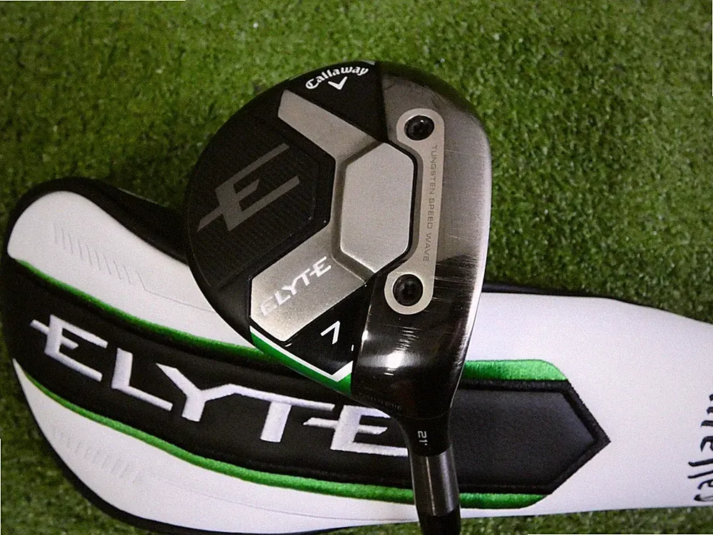 Callaway Elyte 21* 7 Wood Denali Charcoal 60 6.0 Stiff Graphite w Headcover Mid