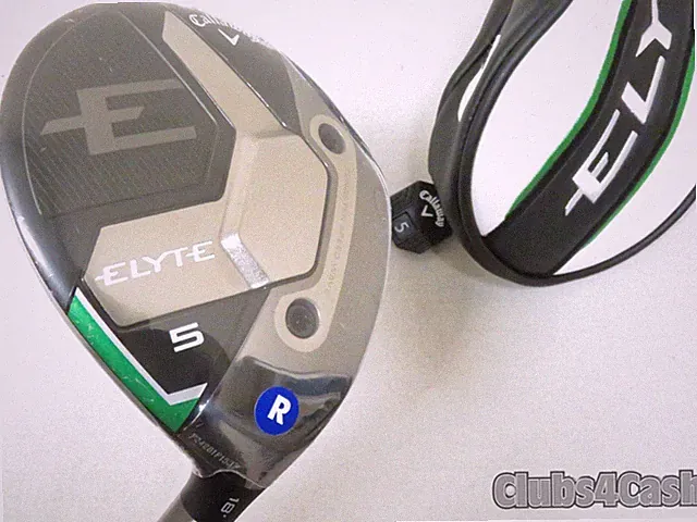 Callaway Elyte Fairway 18° 5 Wood Denali Charcoal 60g 5.5 Regular +Cover NEW