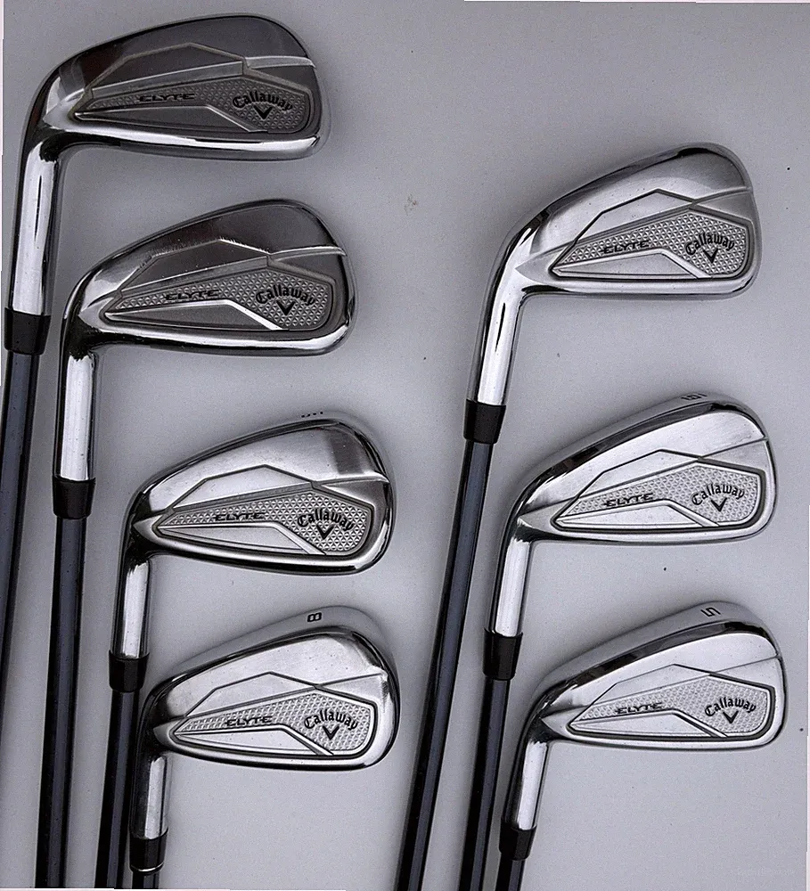 Callaway Elyte -Left Handed 5-AW (7 Clubs) +1/2 inch, 1 Degree Flat Regular Flex