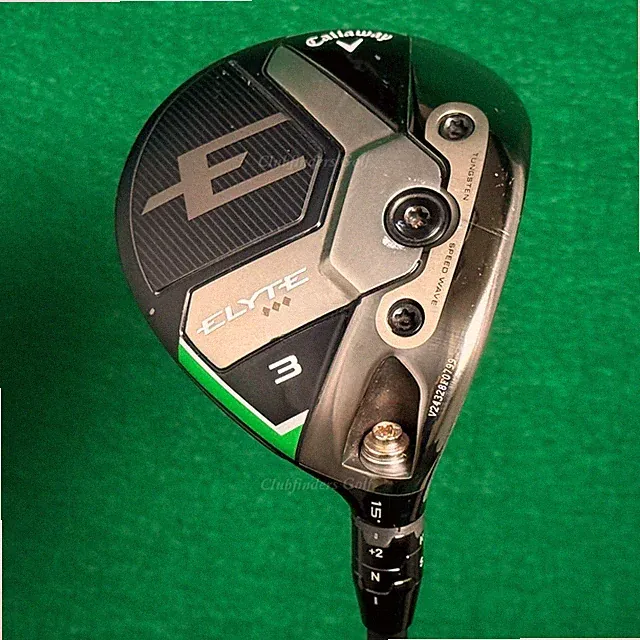 Callaway ELYTE Triple Diamond 15° Fairway 3 Wood Tensei 1K Black 75-S Stiff w/HC