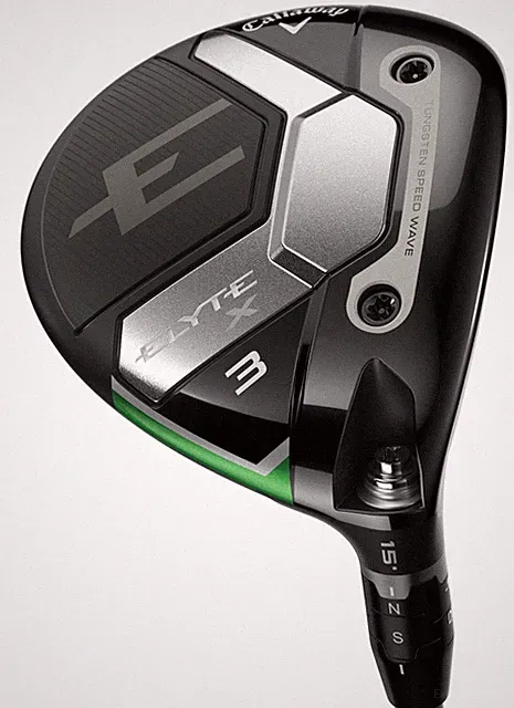 Callaway Elyte X 15* 3 Wood Extra Stiff Mitsubishi Tensei AV Silver 75 VG