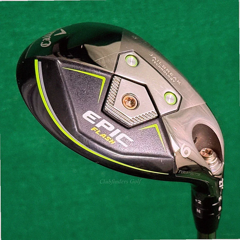 Callaway EPIC Flash 27° 6 Hybrid UST Mamiya Recoil 680 F4 Graphite Stiff w/ HC