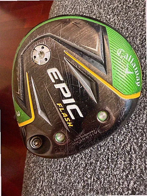Callaway Epic Flash 3-15* Fairway Wood RH Stiff 65 PROLAUNCH Graphite