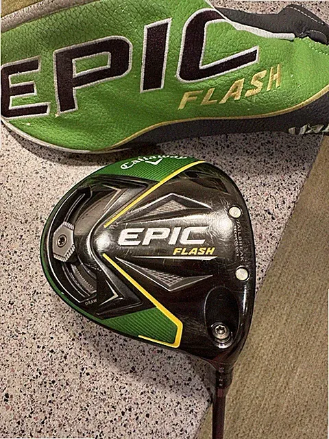 Callaway Epic Flash Driver 9* Stiff Right Hand RH - HZRDUS Smoke Stiff - with HC