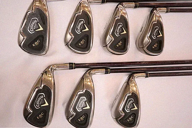 Callaway ERC Titanium Iron Set Golf Club 5-P,S 7S IR-2000 Flex Regular #AP09933
