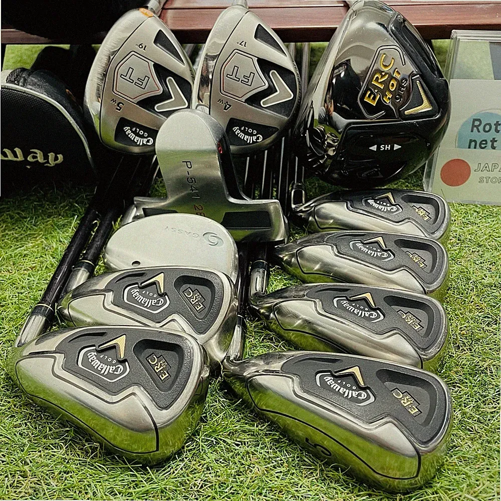 Callaway Fullset ERC 1w FT 4w 5w ERC ti Iron 5-9Pw 11pics Golf Club Mens Used