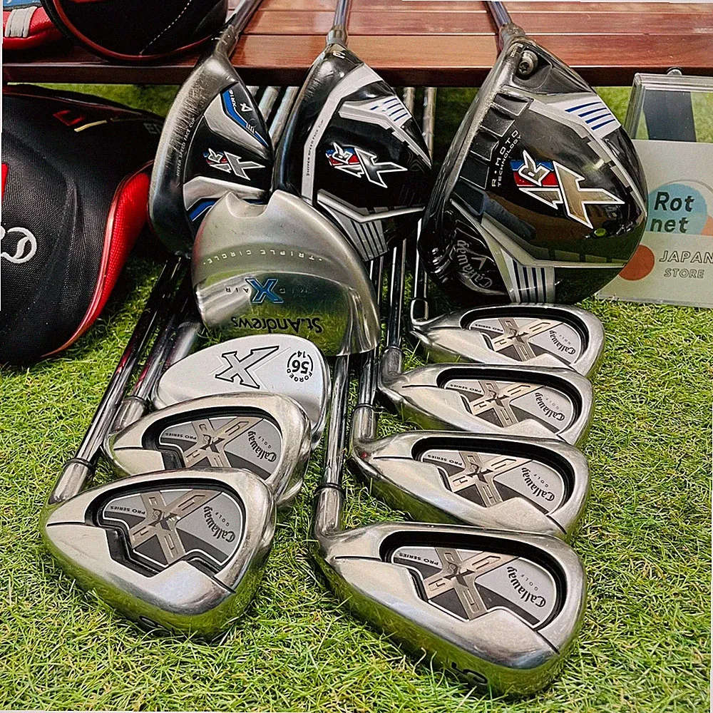 Callaway Fullset XR 1w 3w 4hy X18 Iron 56789P 11Pcs S SR Flex RH Golf Club Japan