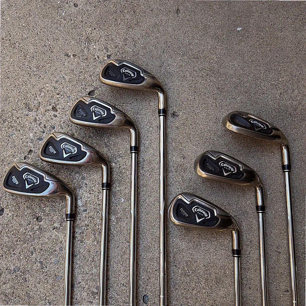 Callaway Fusion Wide Sole Iron Set 5-PW & SW (7 clubs) Uniflex Steel Shaft RH