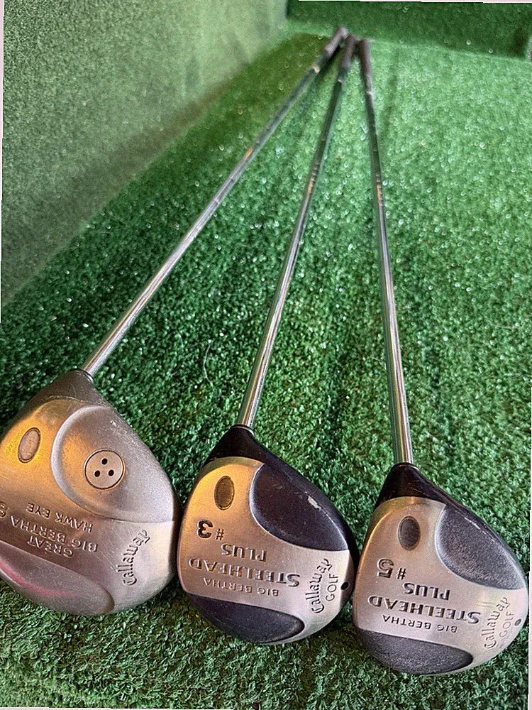 Callaway GBB Hawkeye Driver & Steelhead Plus Woods