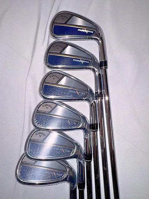Callaway Golf 2023 Paradym Iron Set Right Hand Steel Shaft Regular Flex 5-PW NEW
