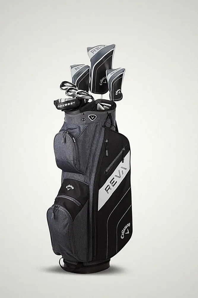 CALLAWAY GOLF 2024 REVA PACKAGE SET (BLACK, RIGHT, 8 PIECE LONG, CART - BLACK