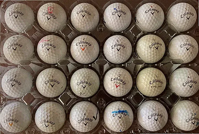 Callaway Golf Balls - Used & Great Playable Condition - Two Dozen