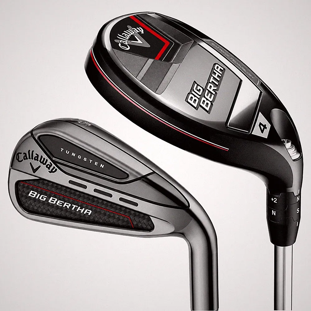 Callaway Golf Big Bertha 2023 Hybrid Combo Irons (4H/5H Hybrid, 6-PW), Graphite
