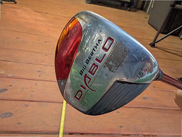 Callaway Golf Big Bertha Diablo 15°N R-Flex Shaft 60g Mid-Torque RH Driver 44"
