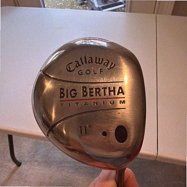 Callaway golf big bertha titanium driver, 11 Degree, RCH 65w graphite light flex
