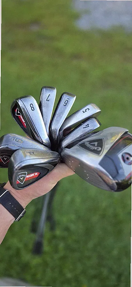 Callaway golf club set mens. RAZR X Black Irons & RAZR FIT DRIVER Right Handed