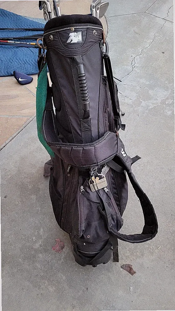 callaway golf club set with bag, driver, putter