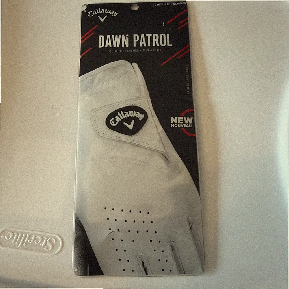 Callaway Golf Glove Women's Left Handed Large Dawn Patrol Ladies Genuine Leather