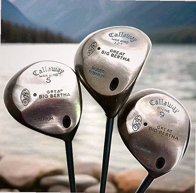 Callaway Golf Ladies Great Big Bertha Ti 3pc Wood Set 12° Driver, 5, 9 Gems RH