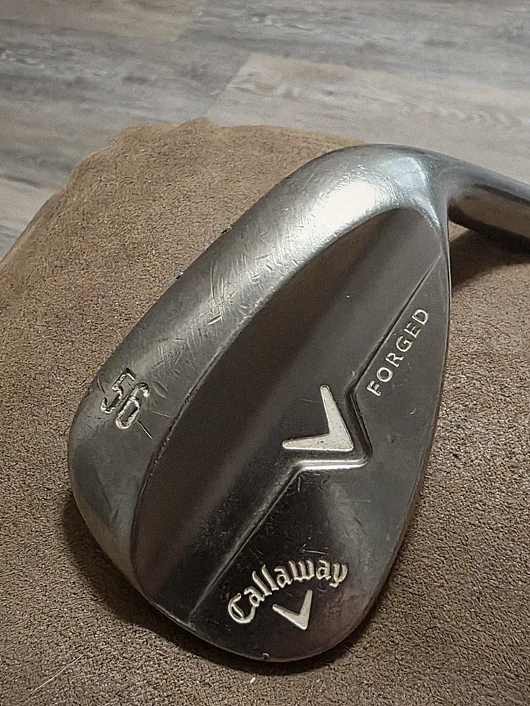 CALLAWAY GOLF MACK DADDY FORGED 56° SAND WEDGE 11 BOUNCE R GRIND BRUSHED STEEL