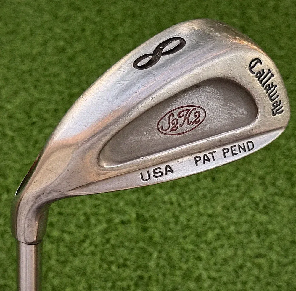 Callaway Golf S2H2 (8) IRON Left Handed Steel Memphis "10" Uniflex Shaft Used