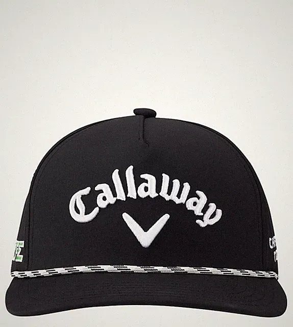 Callaway Golf Ta Performance Rope Black Medium Baseball Cap