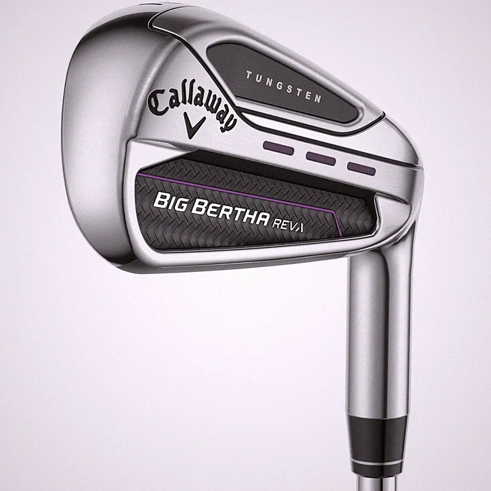 Callaway Golf Women's Left-Hand Big Bertha Reva 23' Irons(5-PW)- Graphite Ladies