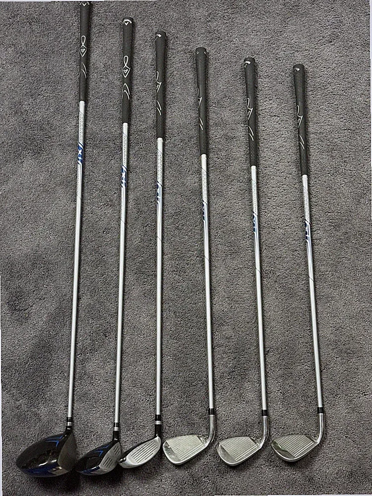 Callaway Golf XJ Junior 6 Club Set Driver Wood Hybrid 7 9 & SW ⛳️ 60-63" RH