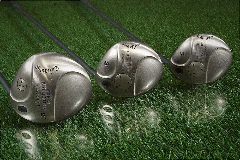 Callaway Great Big Bertha Hawk Eye Woods Set Driver 3W 5W UL Firm Flex RH