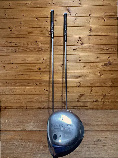 CALLAWAY GREAT BIG BERTHA II 10* DRIVER 5 & 7 WOOD SET REGULAR GRAPHITE LH