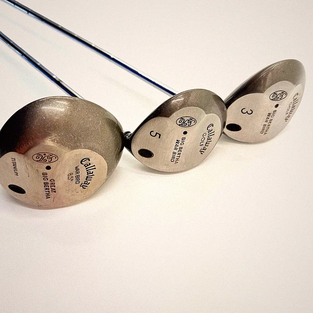 Callaway Great Big Bertha Warbird Driver 8.5° + Warbird 3 & 5 Woods Lot RH