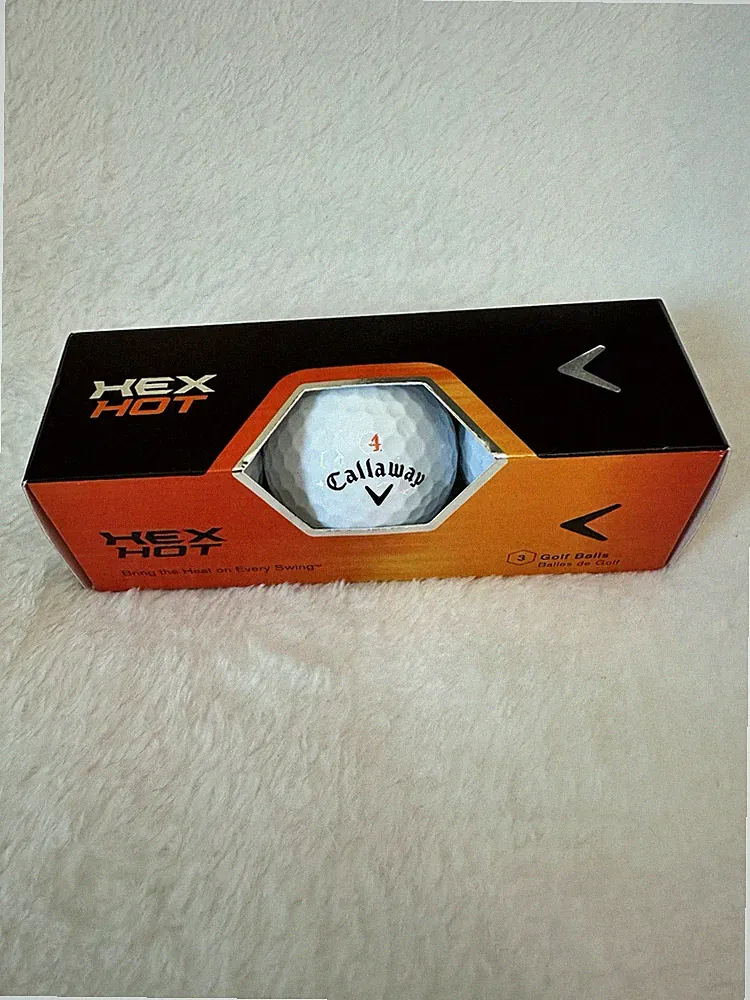 Callaway HEX Hot Golf Balls (3) PLUS 61 Practice Balls for beginner