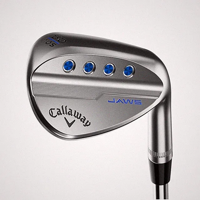 CALLAWAY JAWS MD5 CHROME LOB WEDGE 58°-12° (BOUNCE) W GRIND STEEL WEDGE STANDARD