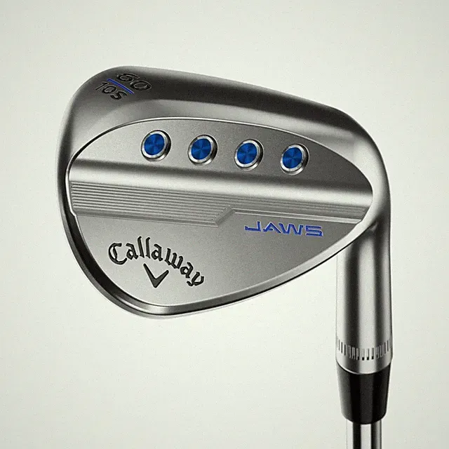 CALLAWAY JAWS MD5 CHROME LOB WEDGE 58°-12° (BOUNCE) W GRIND STEEL WEDGE STANDARD