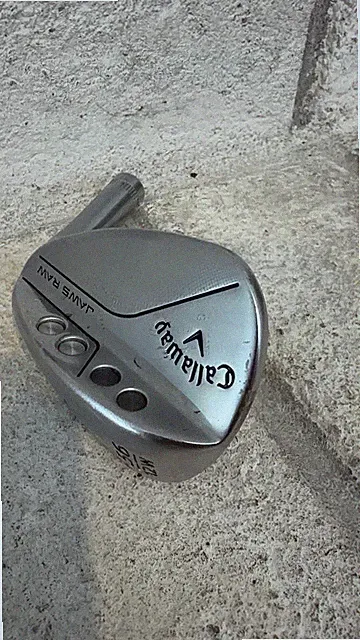 Callaway Jaws Raw Black Plasma 56-12W 56° Sand Wedge Head Only Used