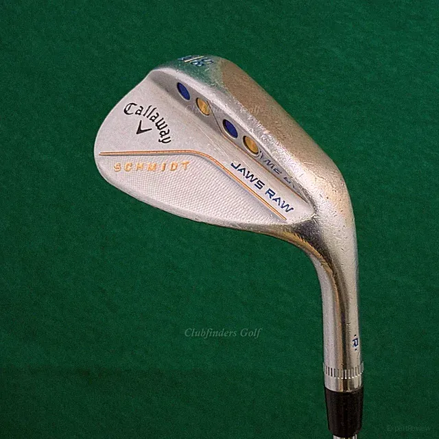 Callaway Jaws Raw Chrome 58-12W 58°Lob Wedge DGTI Spinner 115 Steel Stiff