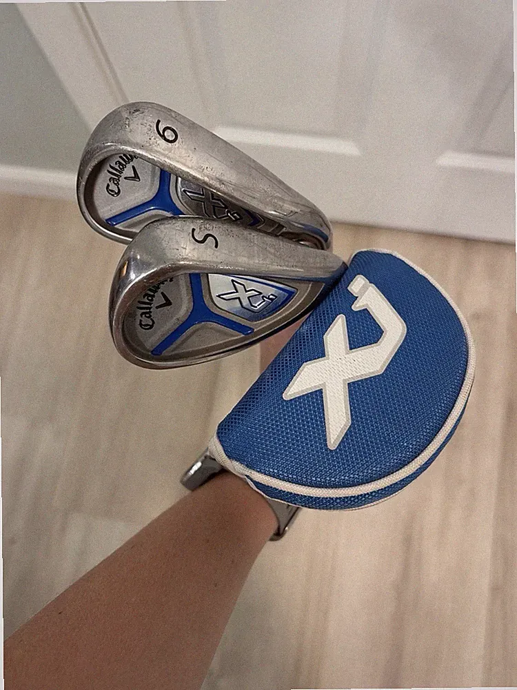 Callaway Jr xj 9 Iron, Sand Wedge, & Odyssey xj Putter Right Handed