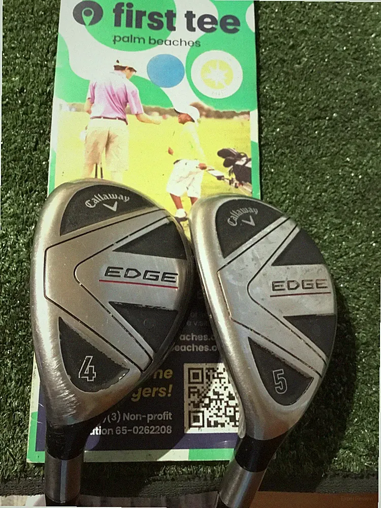 Callaway Left Handed Edge Hybrids Set (4H & 5H) Regular Graphite Shafts LH