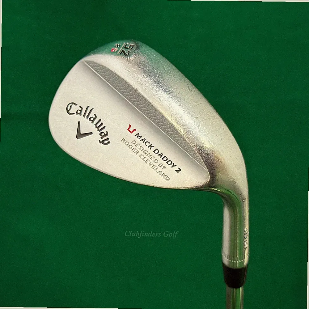 Callaway Mack Daddy 2 Chrome 52-8S 52° Gap Wedge Factory Stepped Steel Regular